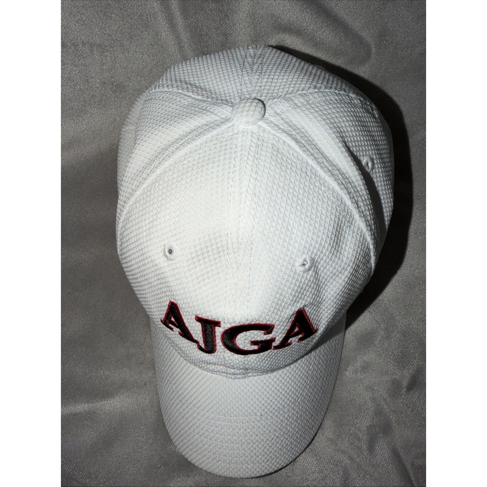 AJGA New Era 9Twenty Adjustable Unisex Breathable White Red Black Golf Hat - Picture 4 of 9